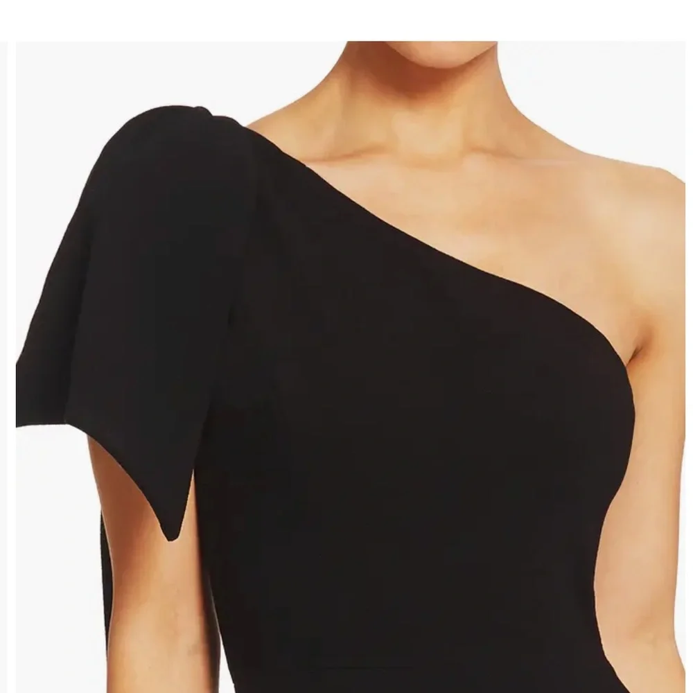 Dress the Population Black One-Shoulder Maxi Dress - Picture 10 of 11